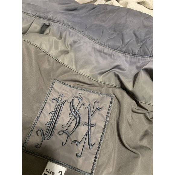 jet set JSX womens solid gray puffer vest size 2 Small Italy - Picture 6 of 6
